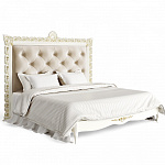 Atelier Gold Кровать с мягким изголовьем 180*200 A548-K02-G-B01