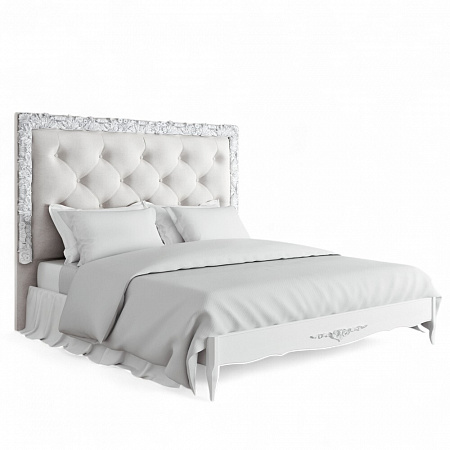 Silvery Rome Кровать с мягким изголовьем 180*200 S218D-K00-AS-B07