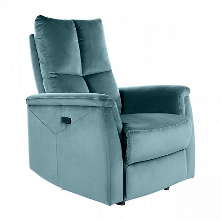Кресло Signal NEPTUN VELVET BLUVEL 78 раскладное (зеленый) NEPTUNVZ