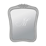Зеркало DF817 (M01) Белый с эффектом старения