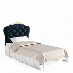 Atelier Gold Кровать с мягким изголовьем 90*190 A509-K02-AG-B18