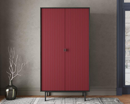 Шкаф двухдверный Emerson арт EM091/red/L