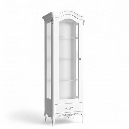 Silvery Rome Витрина стеклянная левая L S189-K00-S