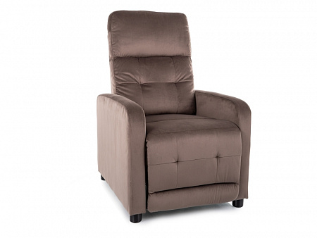 Кресло Signal OTUS Velvet Bluvel 38 раскладное (капучино) OTUSVCA