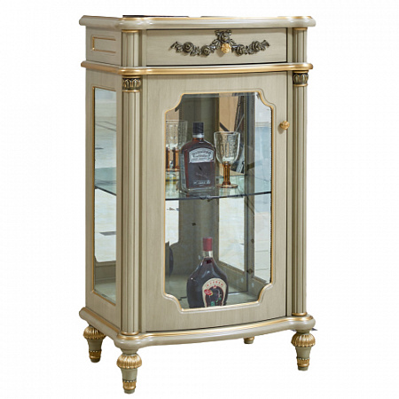Витрина 1-дверная Astoria Olive 8305C6102 низкая