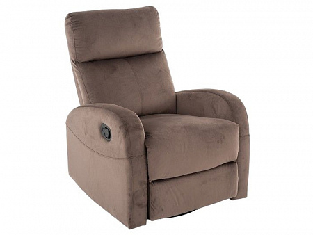 Кресло Signal OLIMP Velvet Bluvel 38 раскладное (капучино) OLIMPVCA