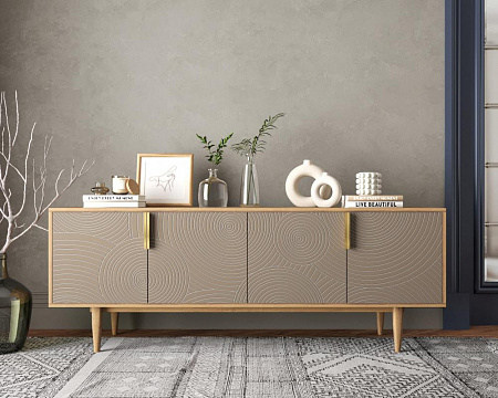 Комод под TV с четыремя дверками Line R21/beige
