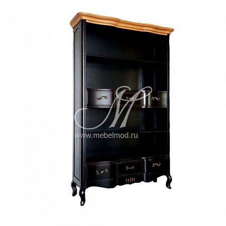 Стеллаж DF891 (A08 S01) A08 Шато+S01 черный с эффектом старения