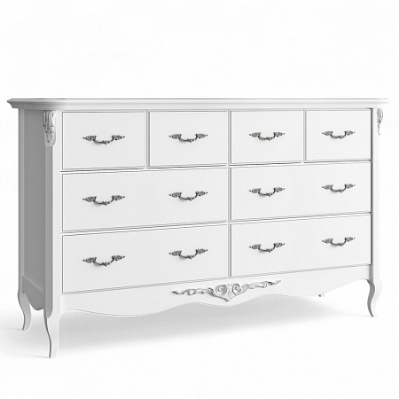 Silvery Rome Комод широкий 8 ящиков S134-K00-S