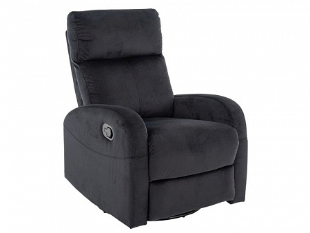 Кресло Signal OLIMP Velvet Bluvel 19 раскладное (черный) OLIMPVC