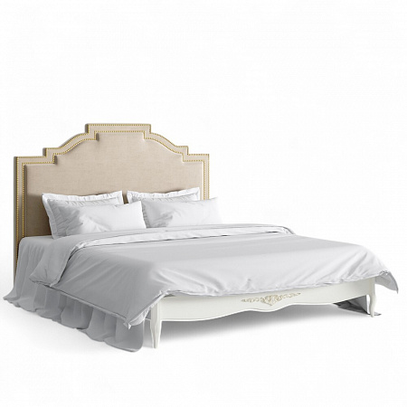 Romantic Gold Кровать с мягким изголовьем 180*200 R658-K02-G-B01