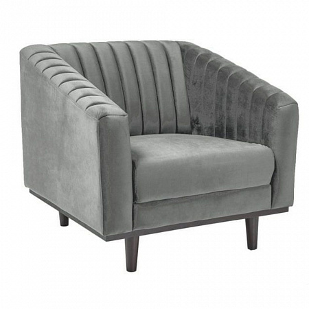 Кресло Signal ASPREY 1 Velvet Bluvel 14 (серый) ASPREY1VSZ14
