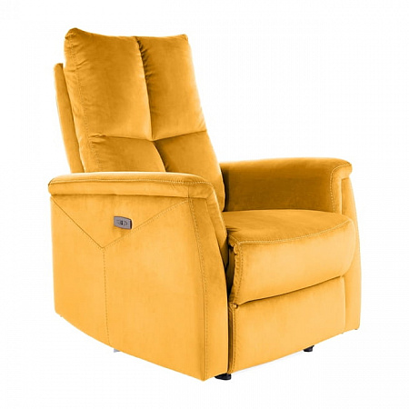 Кресло Signal NEPTUN VELVET BLUVEL 68 раскладное (карри) NEPTUNVCU