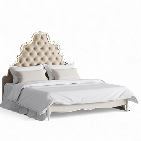 Ballette RAL 9001 Кровать с мягким изголовьем 180*200 BA428Z-K07-B09