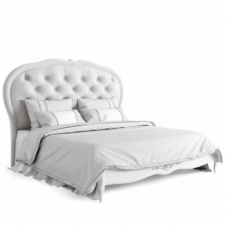 Silvery Rome Кровать с мягким изголовьем 180*200 S518-K00-S-B07