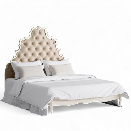Ballette RAL 9001 Кровать с мягким изголовьем 160*200 BA426Z-K07-B09