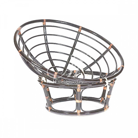 Кресло Papasan 23/01 W без подушки Antique brown (античный черно-коричневый)