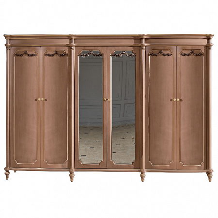 Шкаф 6-дверный Astoria Mokko 8305C2601