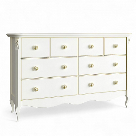 Golden Rose Комод широкий 8 ящиков G134-40-K02-G