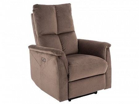 Кресло Signal NEPTUN Velvet Bluvel 38 раскладное (капучино) NEPTUNVCA