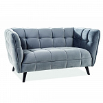 Диван Signal CASTELLO 2 Velvet Bluvel 14 (серый) CASTELLO2V14