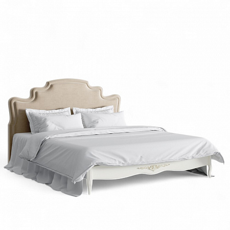 Romantic Gold Кровать с мягким изголовьем 180*200 R638-K02-G-B01